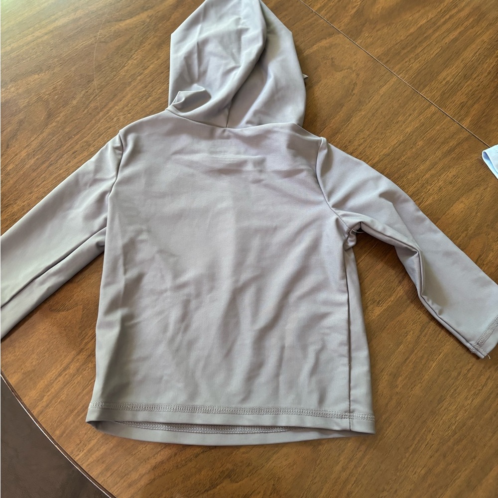 Carter's Light Gray Kids Hoodie - Picture 2 of 4